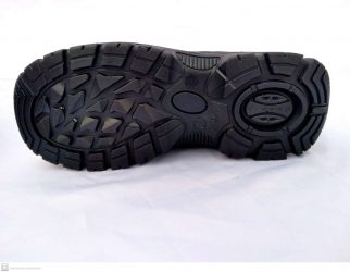 RH 001 Black Split Leather Safety Shoes - AE