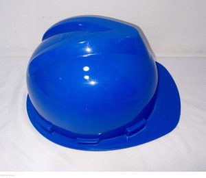Blue Safety Helmet - side 1