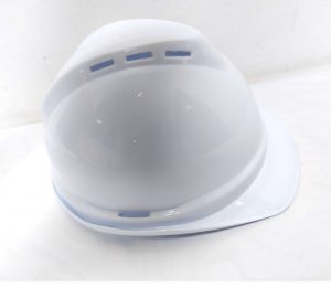 White Safety Helmet side