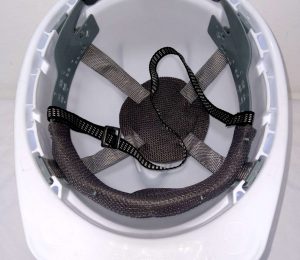 White Safety Helmet inside