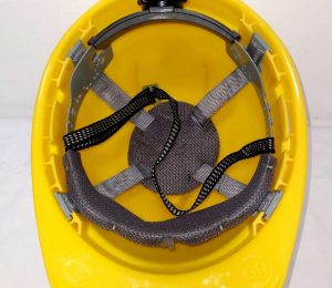 Yellow Safety Helmet - inside
